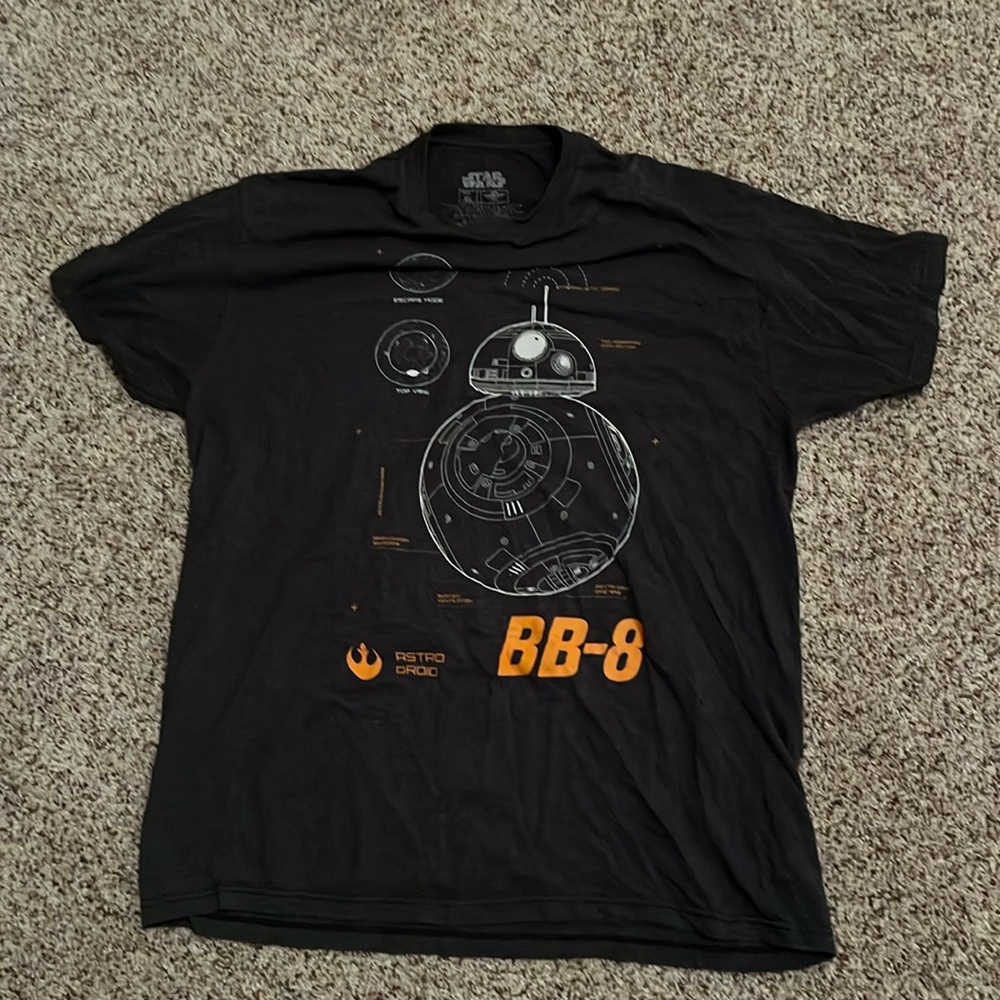 Star Wars XL BB-8 Heather Grey Shirt